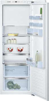 Bosch KIL72AFE0 - Serie 6, Einbau-Kühlschrank mit Gefrierfach, Flachscharnier, Nische 158 cm